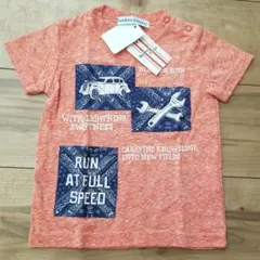 Tシャツ　車　車Tシャツ　新品未使用　男の子　半袖 　保育園服　男の子ベビーのサムネイル