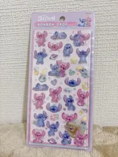 ボンボンドロップシール スティッチ＆エンジェル