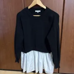 GLOBAL WORK ブラック セーター M お値下げしました。