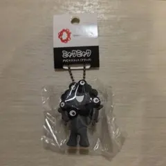 黒ミャクミャク　PVCマスコット（ブラック）キーホルダー　ボールチェーン