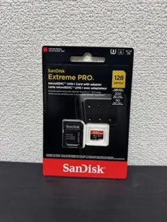 新品未開封未使用 SanDisk Extreme PRO 128GB SDXC