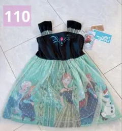 新品　Disney　アナ雪　水着　ワンピース　アナと雪の女王　110