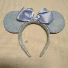 ミッキーマウス型カチューシャ 水色
