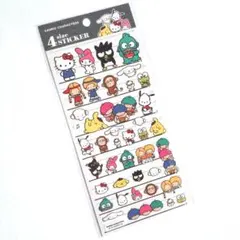 【国内正規品】サンリオ キャラクターズ 4サイズ ステッカー シール キティ