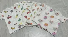 ザラベビー　カラフルフルーツ・お菓子Tシャツセット　4枚セット