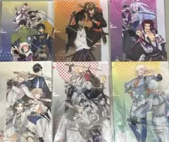 セブンイレブン 刀剣乱舞 クリアファイル全6種セット