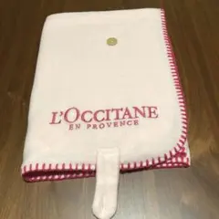 【未使用】ロクシタン★フリースブランケット　膝掛け　うすピンク