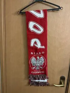ポーランド代表 サッカーマフラー 赤