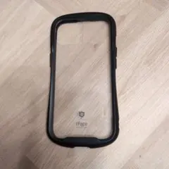 iFace ブラック ハードケース クリアバック