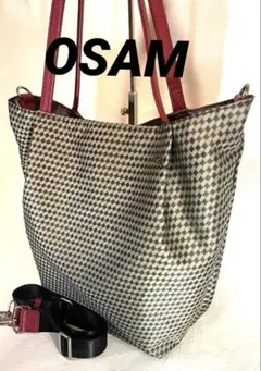 ✨希少完売品✨OSAM【オサム】2way ショルダーバッグ　トートバッグ