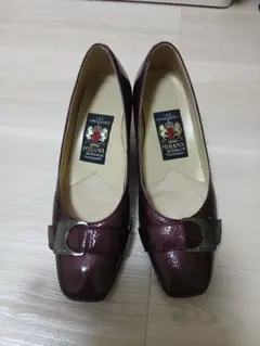MIHAMA ミハマ パンプス ボルドー エナメル