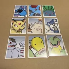 韓国限定 ポケモン 証明写真 ステッカー 8種セット 釜山 ロッテ