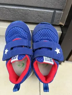 moon star スニーカー ネイビー/レッド15.5cm