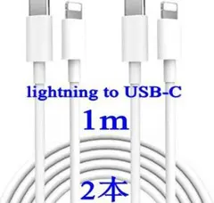 USB Type C to ライトニング ケーブル 2本SB