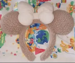 ボアカチューシャ　ミニー　　ディズニー　カチューシャ