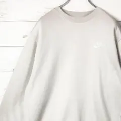 NIKE ナイキ スウェット トレーナー プルオーバー ロゴ刺繍 厚手 裏起毛