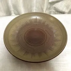 岩田藤七 直径36.5cm ギヤマン盛鉢 飾り ガラス 硝子 丸皿 インテリア 岩田藤七 直径36.5cm ギヤマン盛鉢 飾り ガラス 硝子 丸皿 インテリア