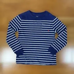 Polo Ralph Lauren 長袖カットソー 130cmネイビー/ホワイト