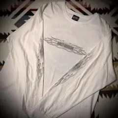 【希少カラー】Harley-Davidson フレイムス ロンT XL