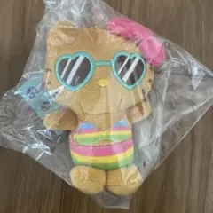 新品ハローキティ　日焼けシリーズ　マスコットキーホルダー