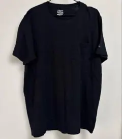 no.1898メンズ ベビーウエイトポケットTシャツ ブラック LLのサムネイル