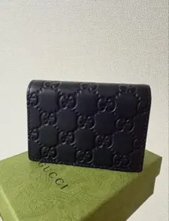 GUCCI 名刺入れ ネイビーのサムネイル