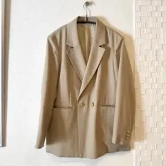 MACPHEEウールギャバジン ダブルブレストジャケット