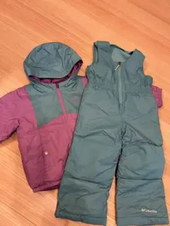 Columbia 子ども用スキーウェアセット　手袋付き100-110