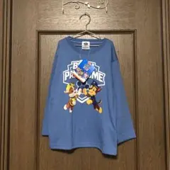 【新品タグ付き】パウパト 長袖Tシャツ ロンT 120cm ブルー