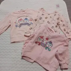 アンパンマン　ドキンちゃん　 ピンク トレーナー　保育園服　まとめ売り　セット