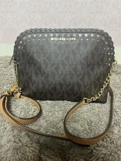 MICHEAL KORS チェーンショルダーバッグ MK柄