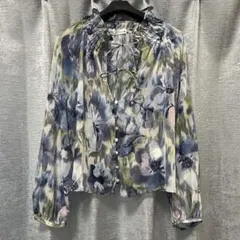 ✨極美品✨ZARA 花柄ブラウス Sサイズ