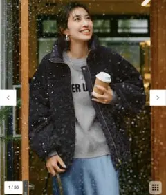 アンフィーロ　【TAION×UNFILO】リバーシブルボアダウン