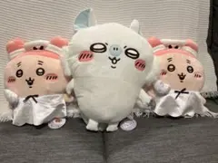 【超メルカリ市期間中値下げ可】ちいかわ　モモンガ・古本屋かにちゃん×2