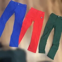 ベビードール　レギンスパンツ/ズボン　110cm 3点セット　カラフル