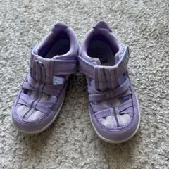 【新品未使用】IFME 紫 サンダル 18.0cm