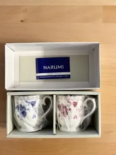 NARUMI ボーンチャイナ　マグカップ 2個セット