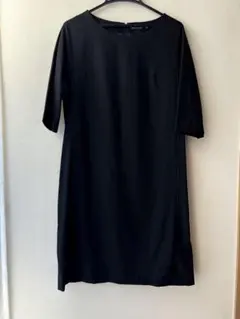 【DRESS TERIOR】ブラックフォーマルワンピース　40 カバー付きのサムネイル