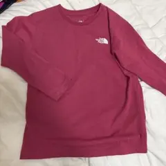 THE NORTH FACE 赤 長袖カットソー