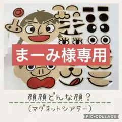 まーみ様専用 顔顔どんな顔？/マグネットシアター /保育教材 /幼稚園
