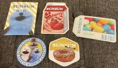 パペットスンスン　キラキラダイカットステッカーセット