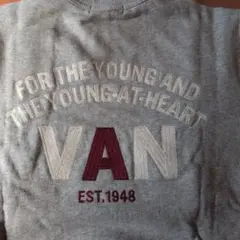 VAN刺繍 トレーナー