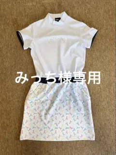 新品 PING ピン ゴルフ モックネック 半袖 ドッキング ワンピース M