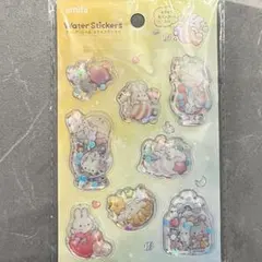 amifa アミファ キラキラアニマル ウォーターシール