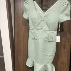 デイジーストア　ミントグリーン キャバドレス