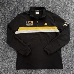 ルコックスポルティフ　ハーフジップ　長袖　トレーナー　ゴルフウェア　ブラック　Ｌ