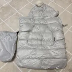 kerata baby winter cover ダウン防寒ケープ　スノーグレー