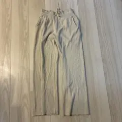 UNIQLO ウォッシャブルニットリブパンツ　マタニティ　Lサイズ