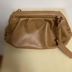 MARCO MASI ベージュ レザー ショルダーバッグ