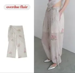 overdue flair : 26SS / ヴィンテージ花柄パンツ韓国